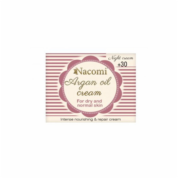 Nacomi Arganový krém s kyselinou hyaluronovou 30+ na noc ...