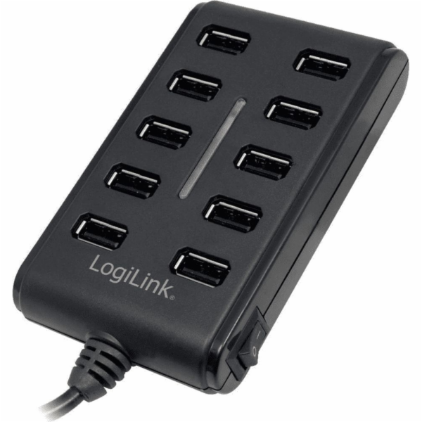 LogiLink USB HUB 10x USB-A 2.0 (UA0125)