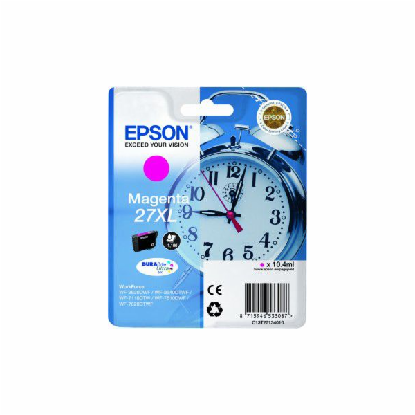 Inkoust Epson T2713 Magenta XL DURABrite C13T27134010