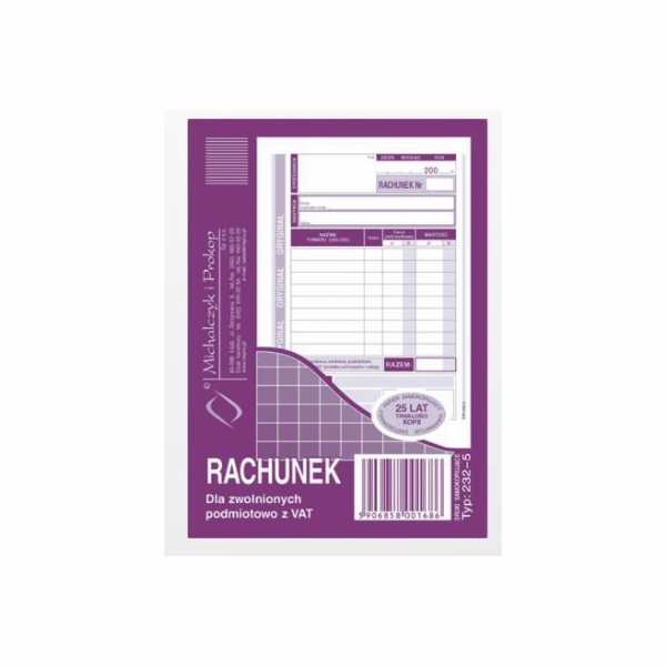 Michalczyk & Prokop Bill pro osoby osvobozené od DPH A6 8...