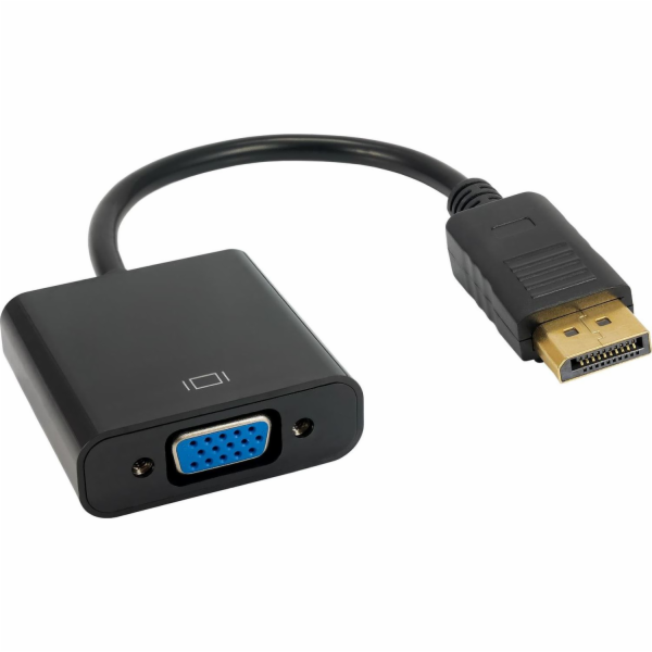 Akyga DisplayPort - D-Sub (VGA) AV adaptér černý (AK-AD-36)