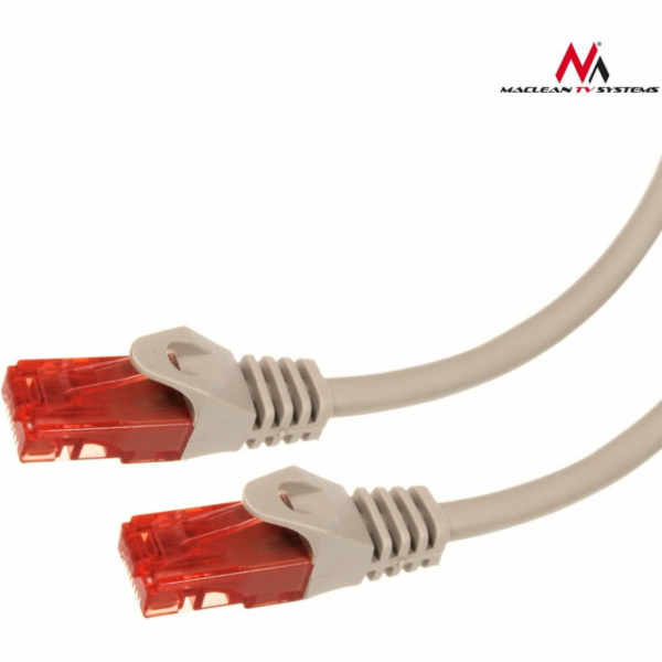 Maclean Patchcord, Cat6, 2m, šedý (MCTV-302S)