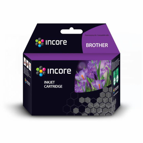 Incore inkoust pro Brother LC3619, purpurový (IB-3619M)