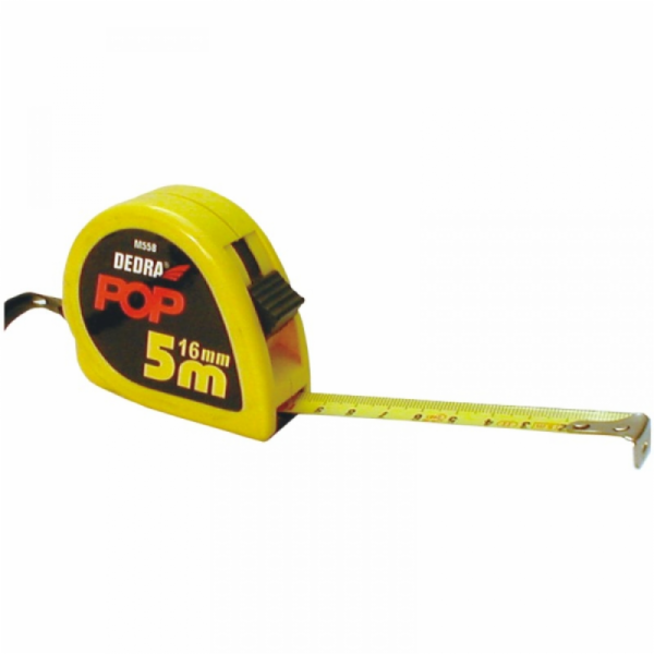 Dedra Roll-up měřicí páska, hákový zámek, 10m/25mm (M1058)
