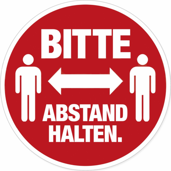 Herma HERMA informační štítky vzdálenost červený/bílý tex...