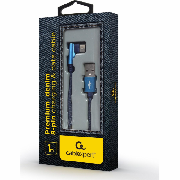 Gembird USB-A - USB-C USB kabel 1 m modrý (CC-USB2J-AMCML...