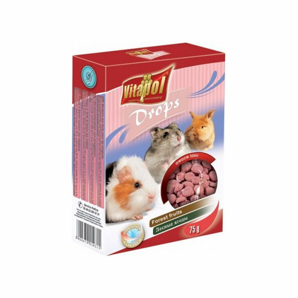 Vitapol KAPKY PRO HLODAVCE LESNÍ OVOCE 75g