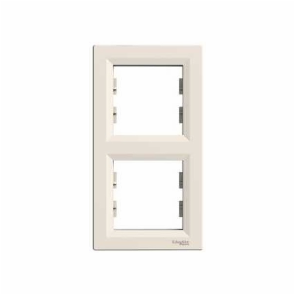 Schneider Electric Double frame Asfora cream EPH5810223