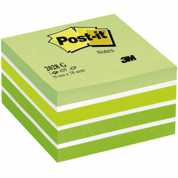 Post-it samolepicí podložka 76x76/450K zelená (FT510093238)