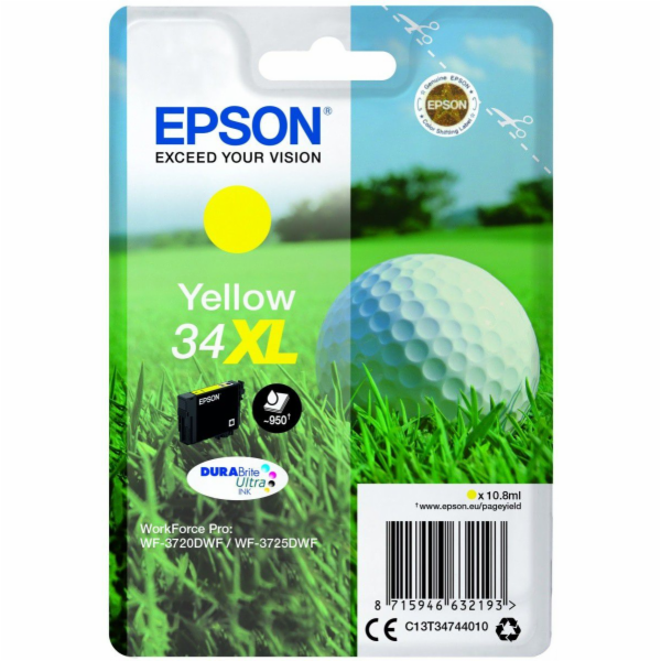 Inkoust Epson Ink T3474, žlutý (C13T34744010)