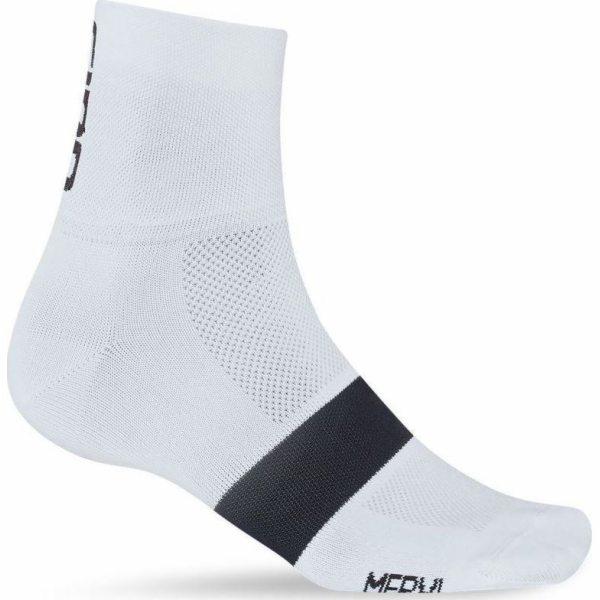 Ponožky Giro GIRO CLASSIC RACER bílá černá vel. M (40-42)