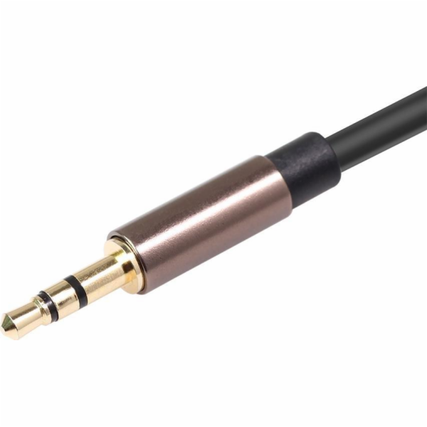Mozos Jack 6,35 - 2x RCA kabel 3m černý