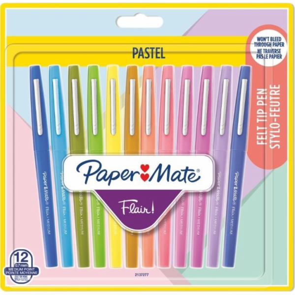 Paper Mate PAPER MATE Faserschreiber Flair 6er PASTELL M ...