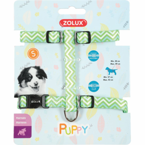 Postroj Zolux Puppy PIXIE 13 mm, zelený
