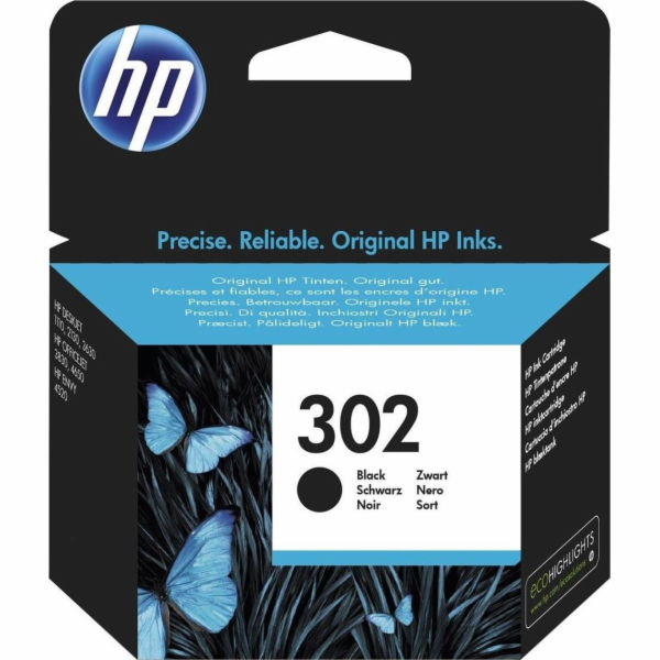 Černý inkoust HP 302 (F6U66AE)