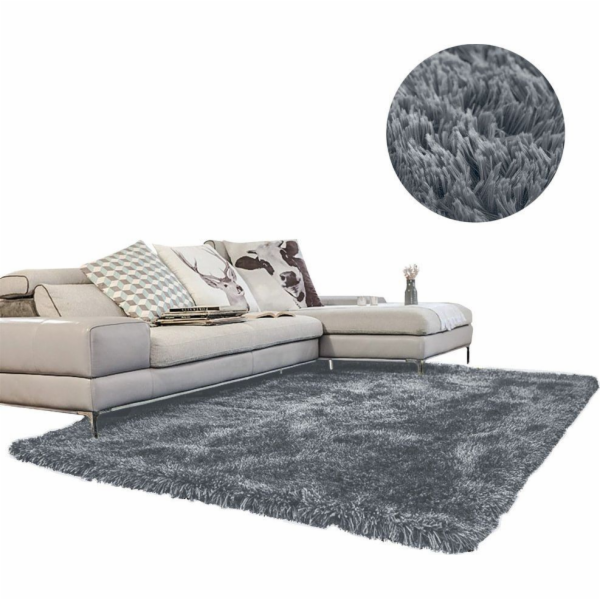 Strado Koberec Shaggy Strado 120x160 GreyNight univerzální