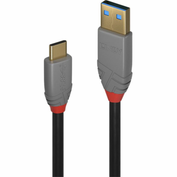 Lindy USB-A – USB-C USB kabel 1,5 m šedý (36912)