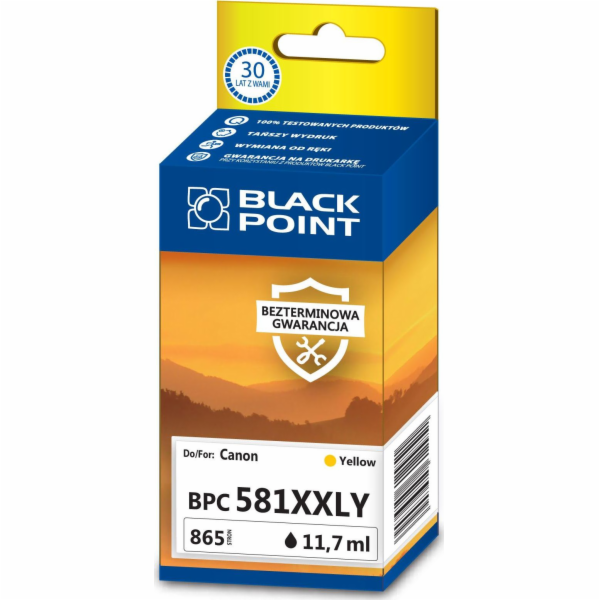 Black Point Ink BPC581XXLY CLI-581YXXL Yellow Ink