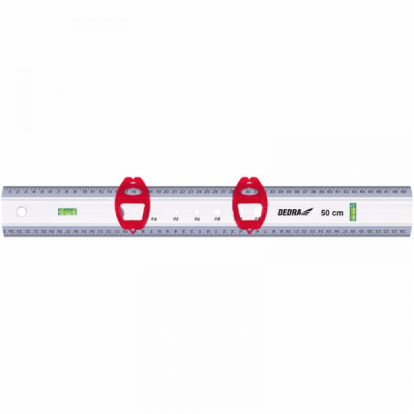 Hliníkové pravítko Dedra 2 lahvičky 50 cm - ML2051
