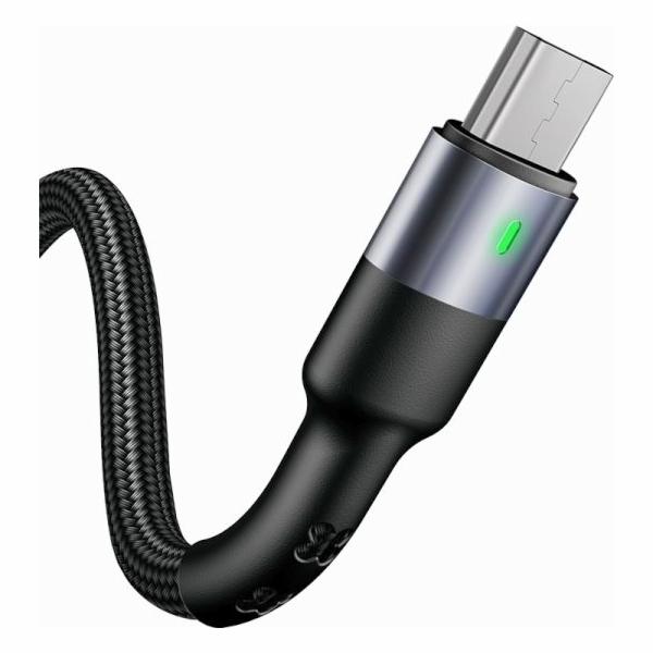 Usams USB-A - microUSB USB kabel 1 m Černý