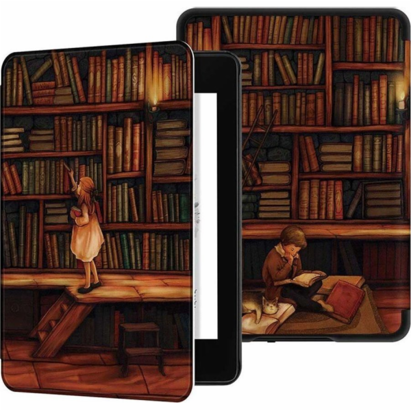 Tech-Protect Graphic Kindle Paperwhite 4 Library Girl Cover