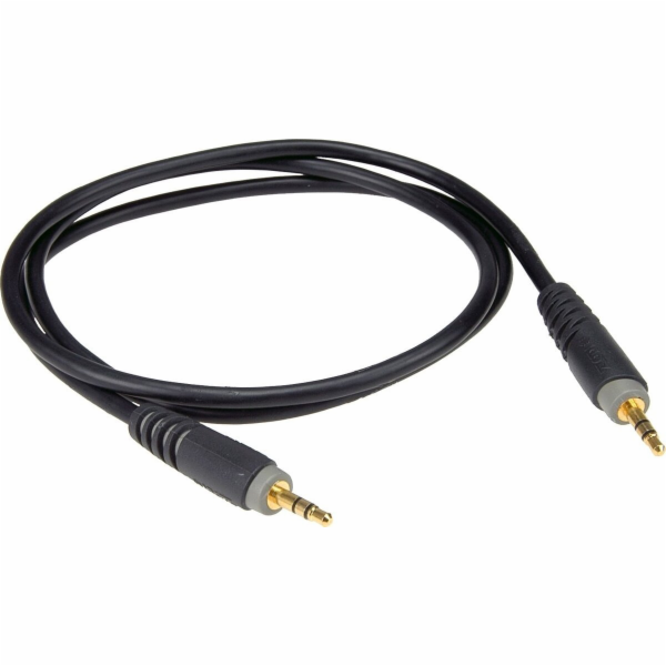 Klotz&nbsp;Jack&nbsp;3,5mm&nbsp;-&nbsp;Jack&nbsp;3,5mm&nbsp;kabel&nbsp;0,9m&nbsp;černý