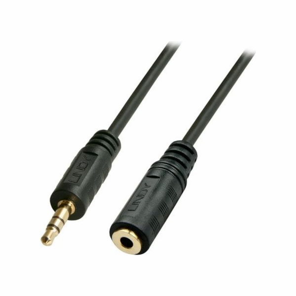 Lindy kabel Jack 3,5 mm – Jack 3,5 mm 5 m černý (35654)