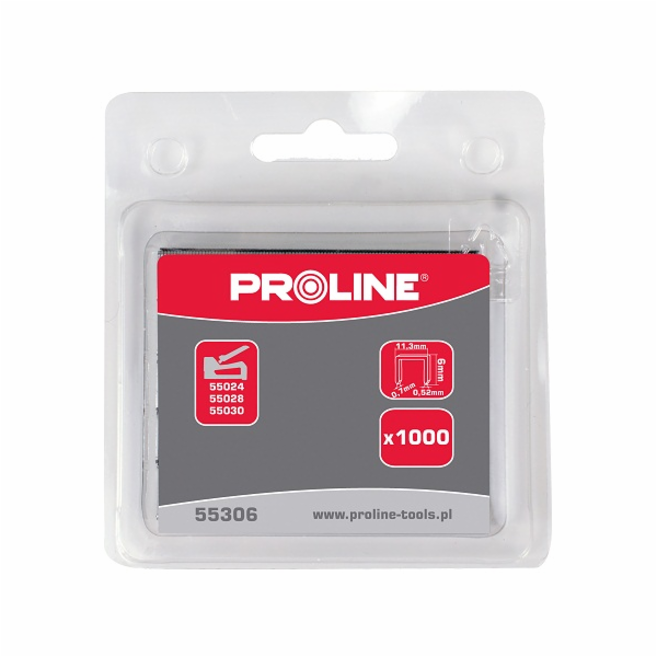 Pro-Line Kalené sponky typ A53 8mm 1000 ks. - 55308