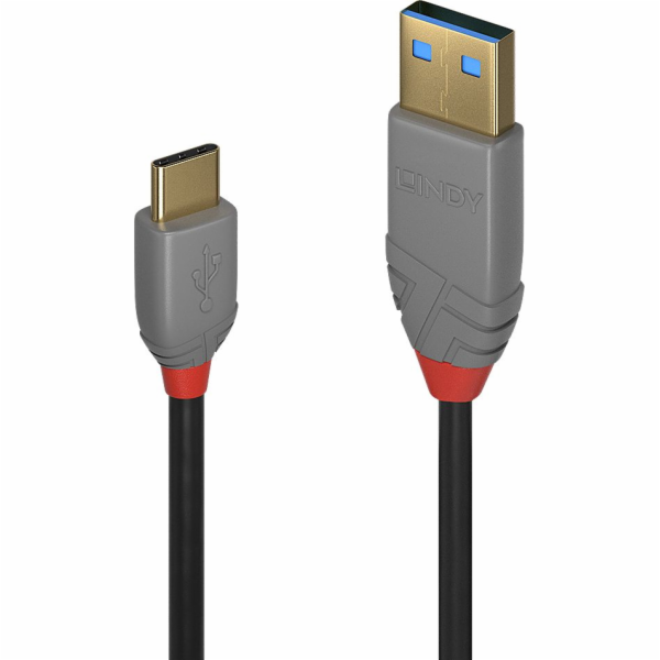 Lindy USB kabel USB-A – USB-A 0,5 m černý (36885)