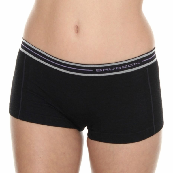 Dámské boxerky Brubeck Active Wool, černé, velikost L (BX...
