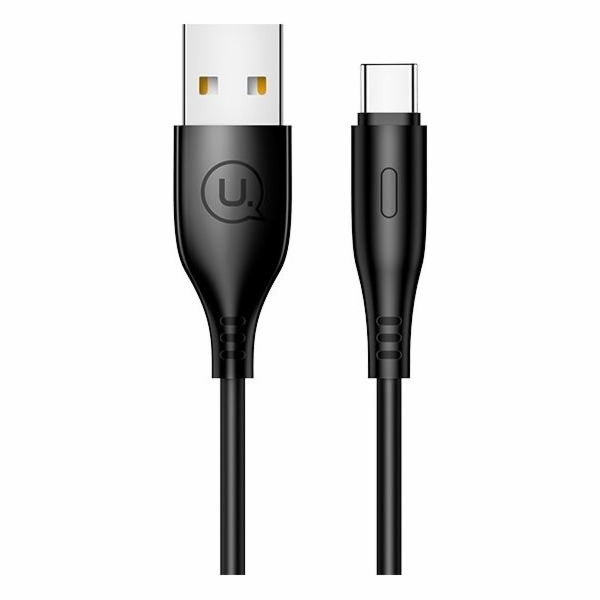 Usams USB-A - USB-C USB kabel 1 m černý (SJ267USB01)