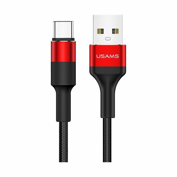 Usams USB-A - USB-C kabel USB 1,2 m černý (SJ221TC02)