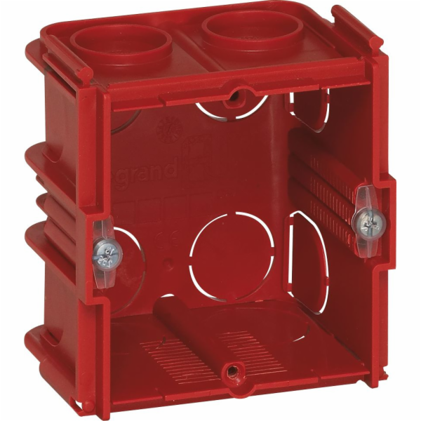Legrand 60mm zapuštěný box 71mm 71 x 60mm červený batibox...