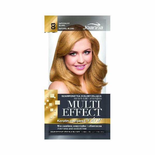 Joanna Multi Effect Color Keratin Complex Shampoo 03 přír...