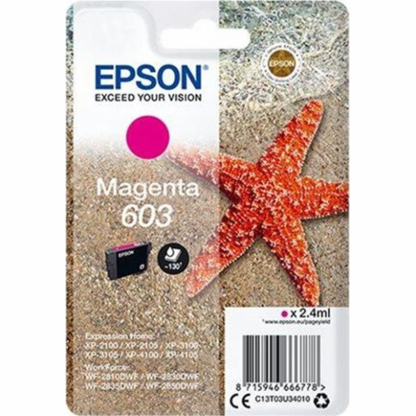 Inkoust Epson MAGENTA 603 (C13T03U34020)