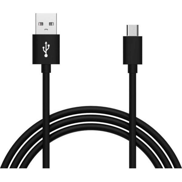 Libox USB-A - microUSB USB kabel 1 m černý (LB0067C)