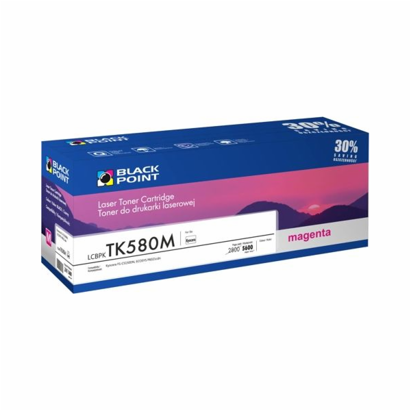 Černý toner LCBPKTK580M Purpurová náhradní TK-580 (LCBPKT...