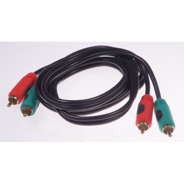 Libox RCA (Cinch) x2 - RCA (Cinch) x2 kabel 5m černý (LB0...