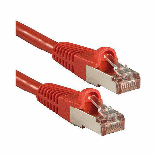 Lindy RJ-45/RJ-45 kat. 6 červená 0,5 m (47361)
