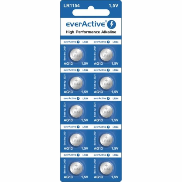 Baterie EverActive Mini LR44 150mAh 10 ks.