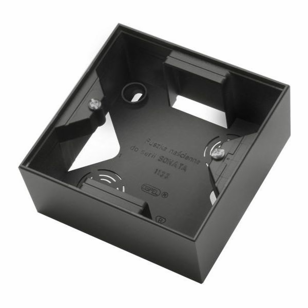 Ospel SONATA Single přisazený box, černá metalíza (PNP-1R...