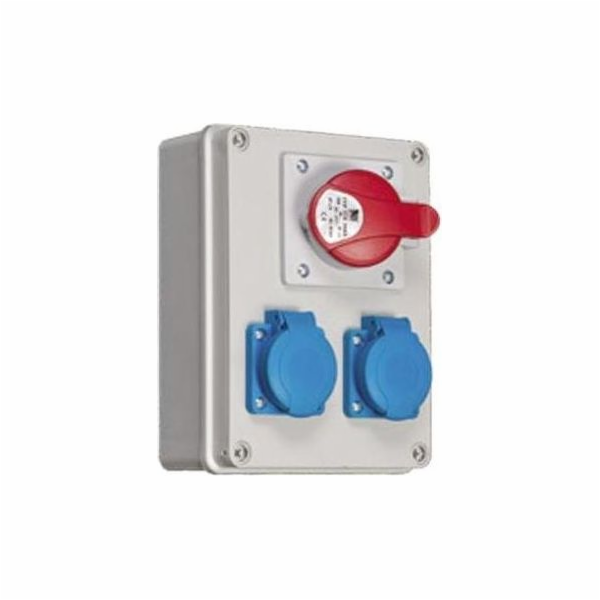 Pawbol Stacionární rozvaděč R-BOX 190 1x16A/5P 2x250V IP4...