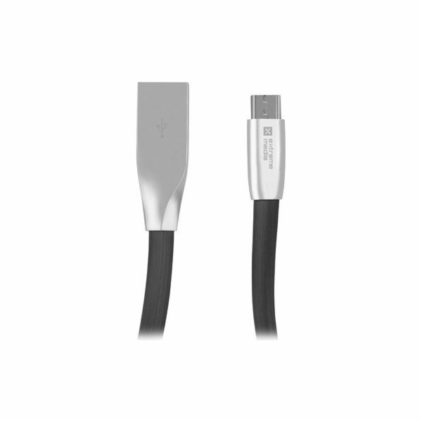 Natec USB-A - microUSB USB kabel 1 m černý (NKA-1203)
