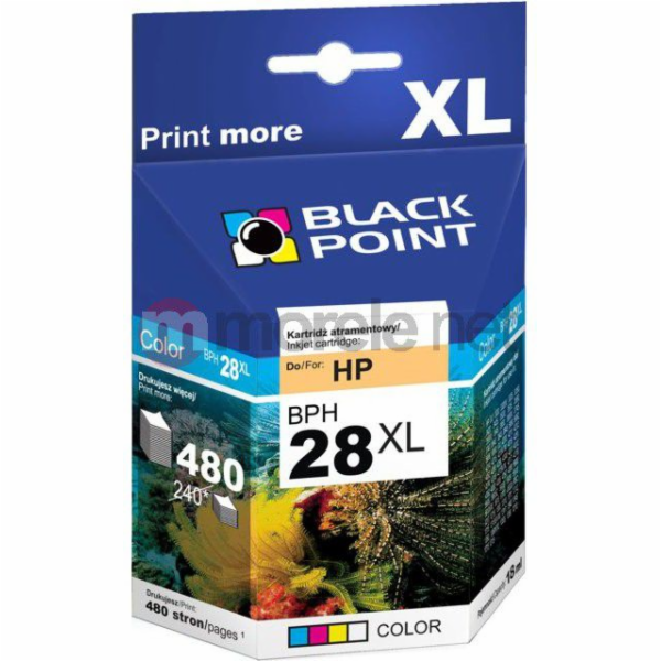 Black Point inkoust BPH 28 XL (C8728AE č. 28) Barevný