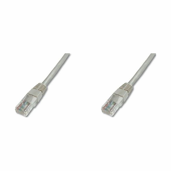 NetRack Patchcord UTP kat.5e 15m šedý (BZPAT15U5E)