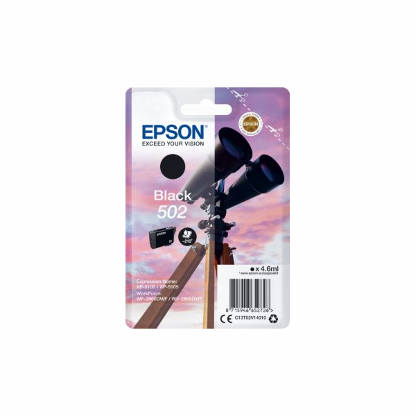 Inkoust Epson 502 (černý)