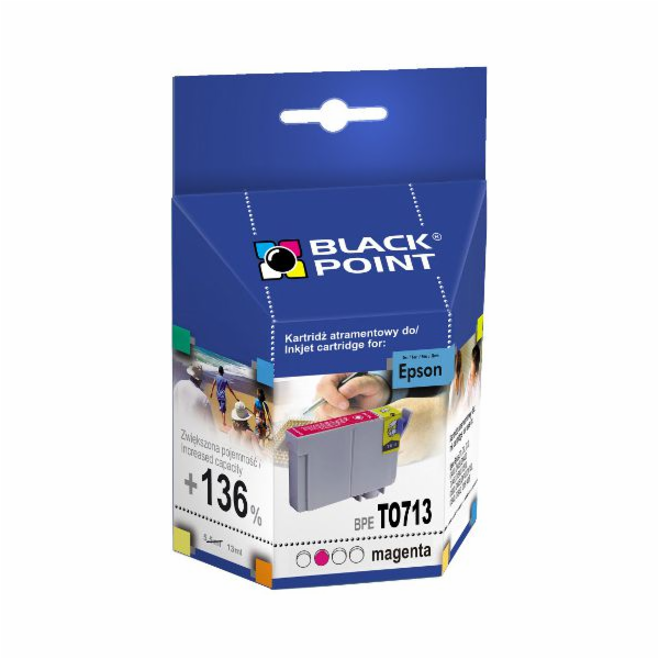 Inkoust Black Point BPET0713 / T071340 (purpurový)