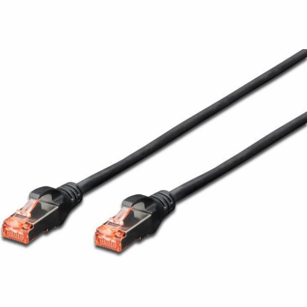 Digitus RJ45 S/FTP Cat6 0,50 m černý (DK-1644-005/BL)