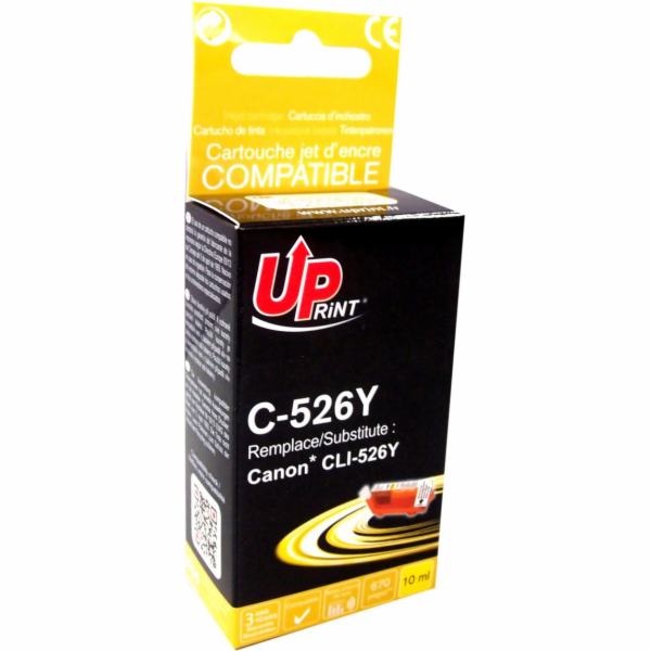 Inkoust UPrint C-526Y / CLI526Y (žlutý)
