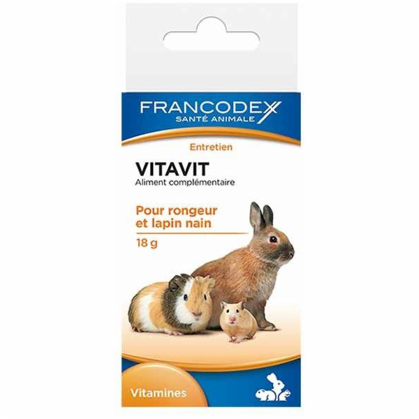 Francodex Vitavit - vitamíny pro hlodavce 18g